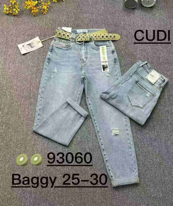 Spodnie damskie jeansy Roz 25-30, 1 Kolor Paczka 10 szt